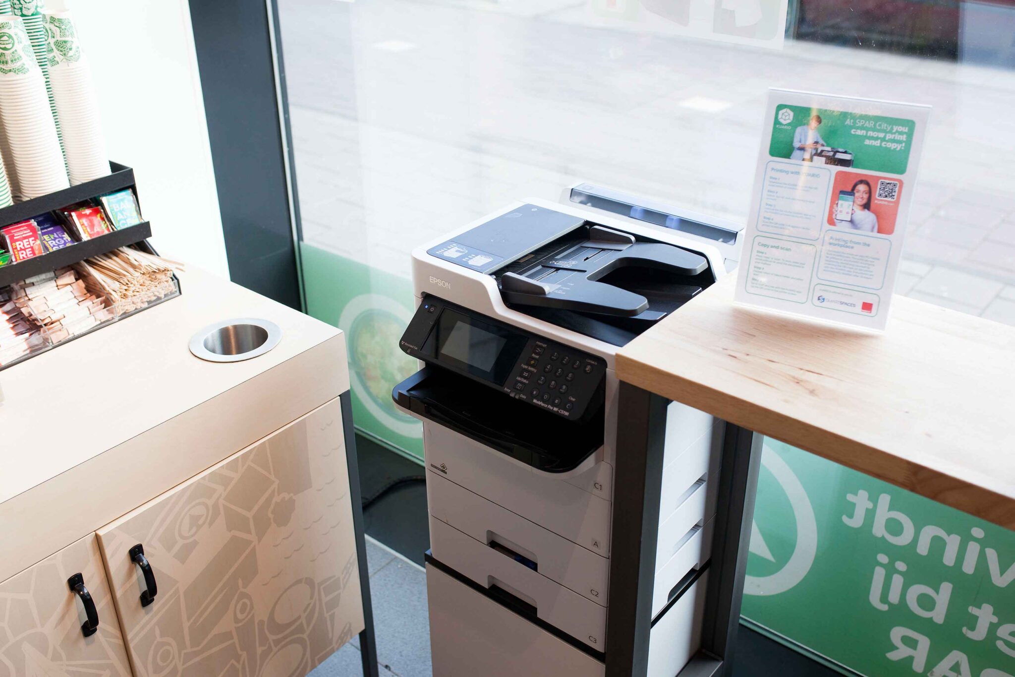 Gemakkelijk printen op een locatie bij jou in de buurt